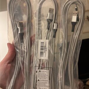 Silver USB Charging Cable